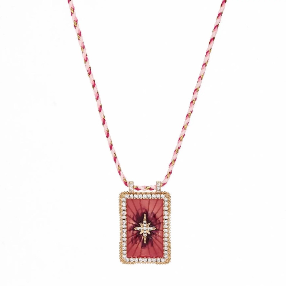 Purple/Pink Diwali Boheme Necklace